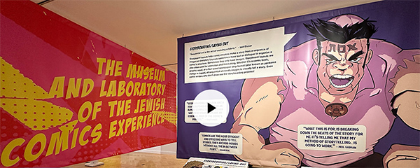 New Exhibit Showcases Jewish Roots in Comic Books